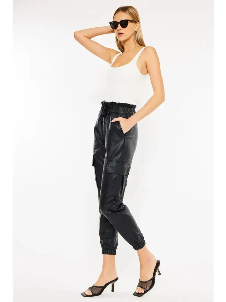 Thinking Out Loud Paper-bag Jogger Pants