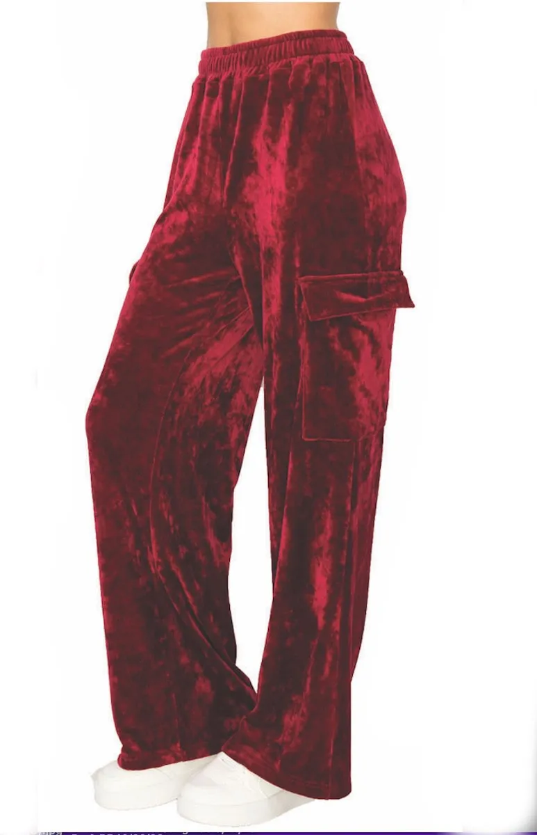 Velvet Cargo Pants