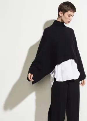 Vince Black Turtleneck Poncho