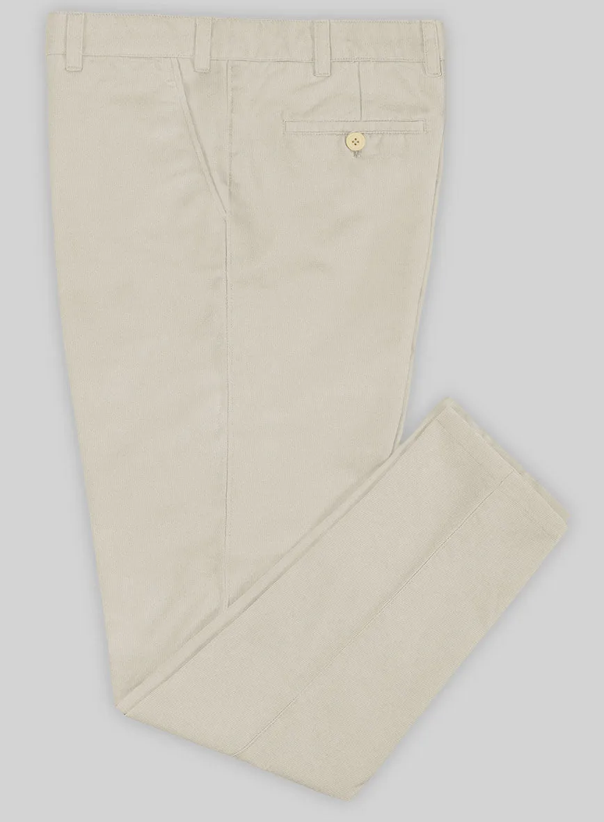 Washed Army Khaki Stretch Chino Pants