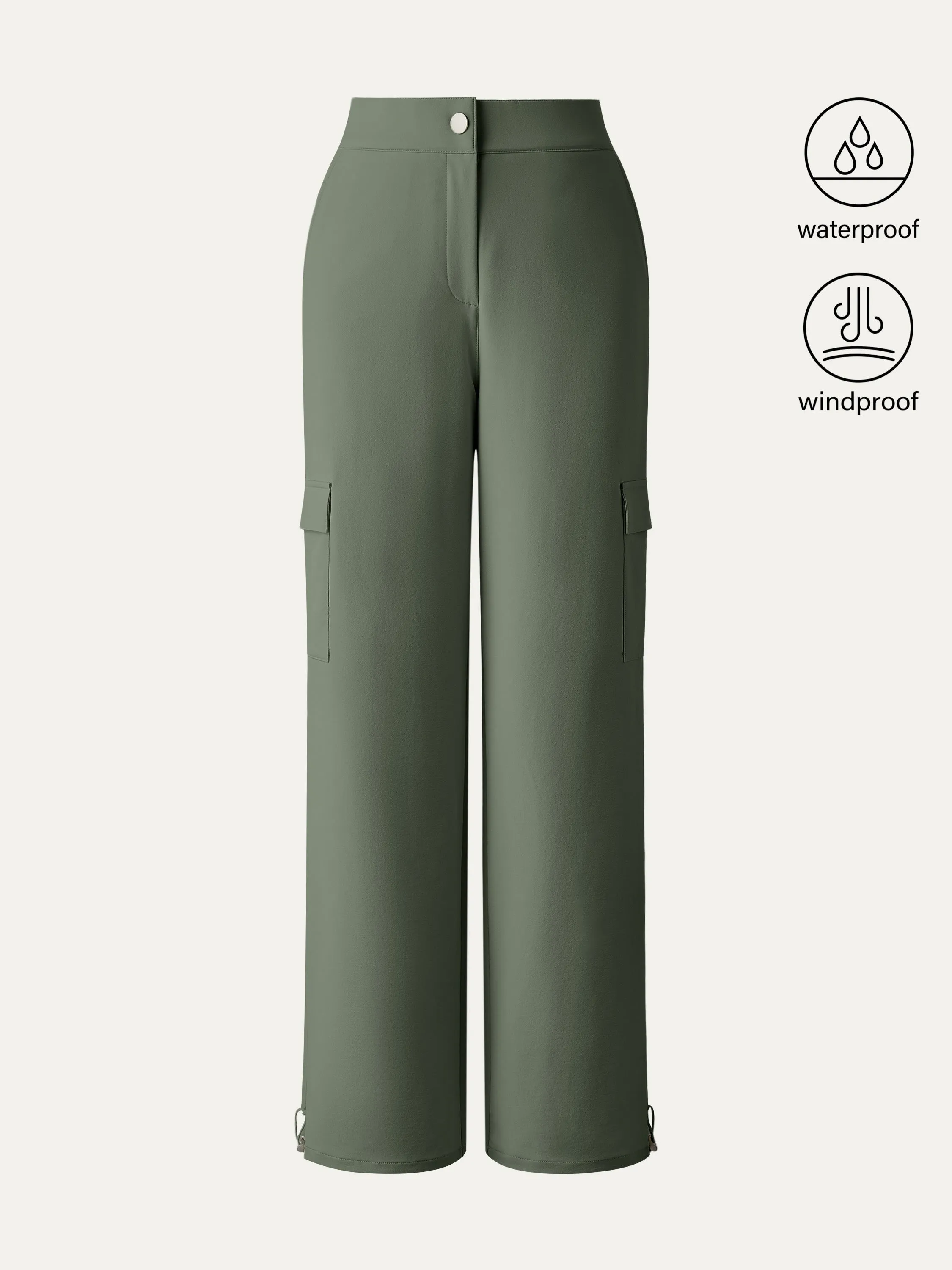 Water-Repellent Fleece Lined Cargo Pant