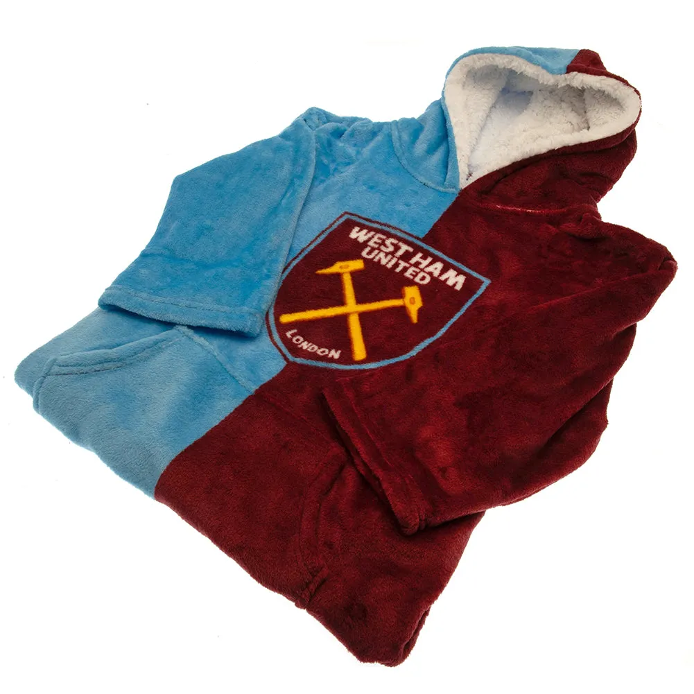 West Ham United FC Poncho Blanket for Adults