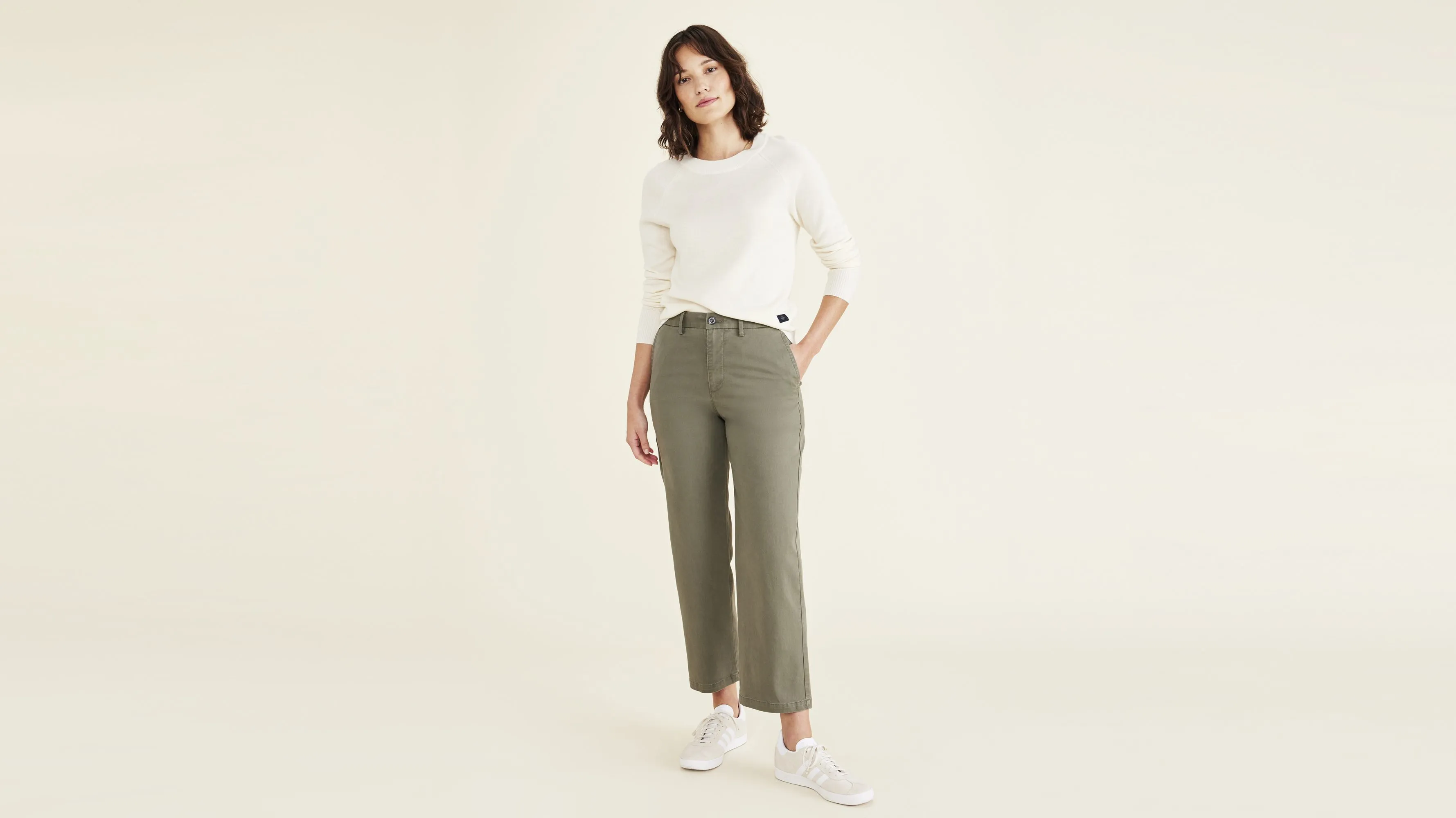 Women's High Straight Fit Weekend Chino Pants