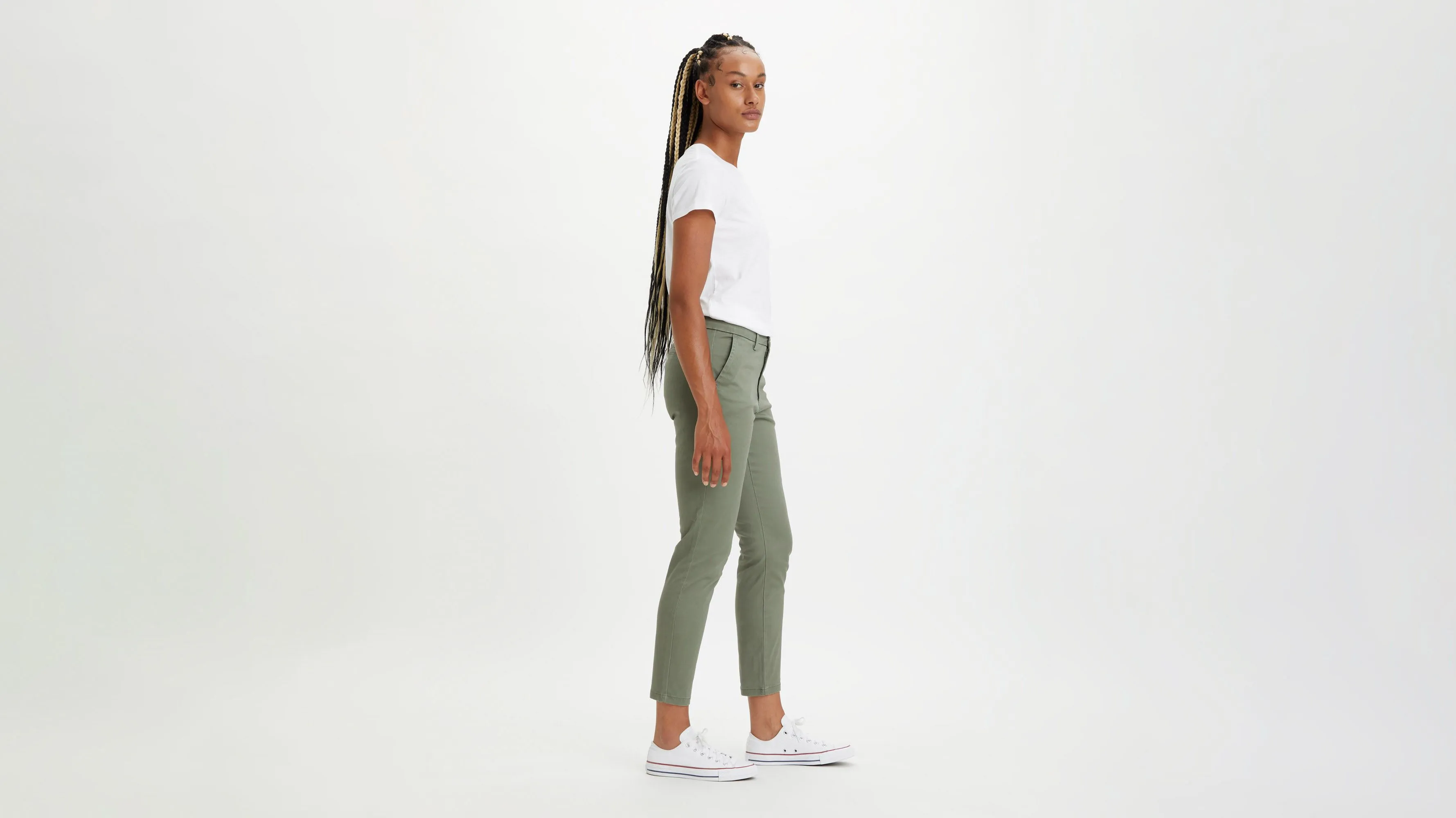 Women's Skinny Fit Chino Pants