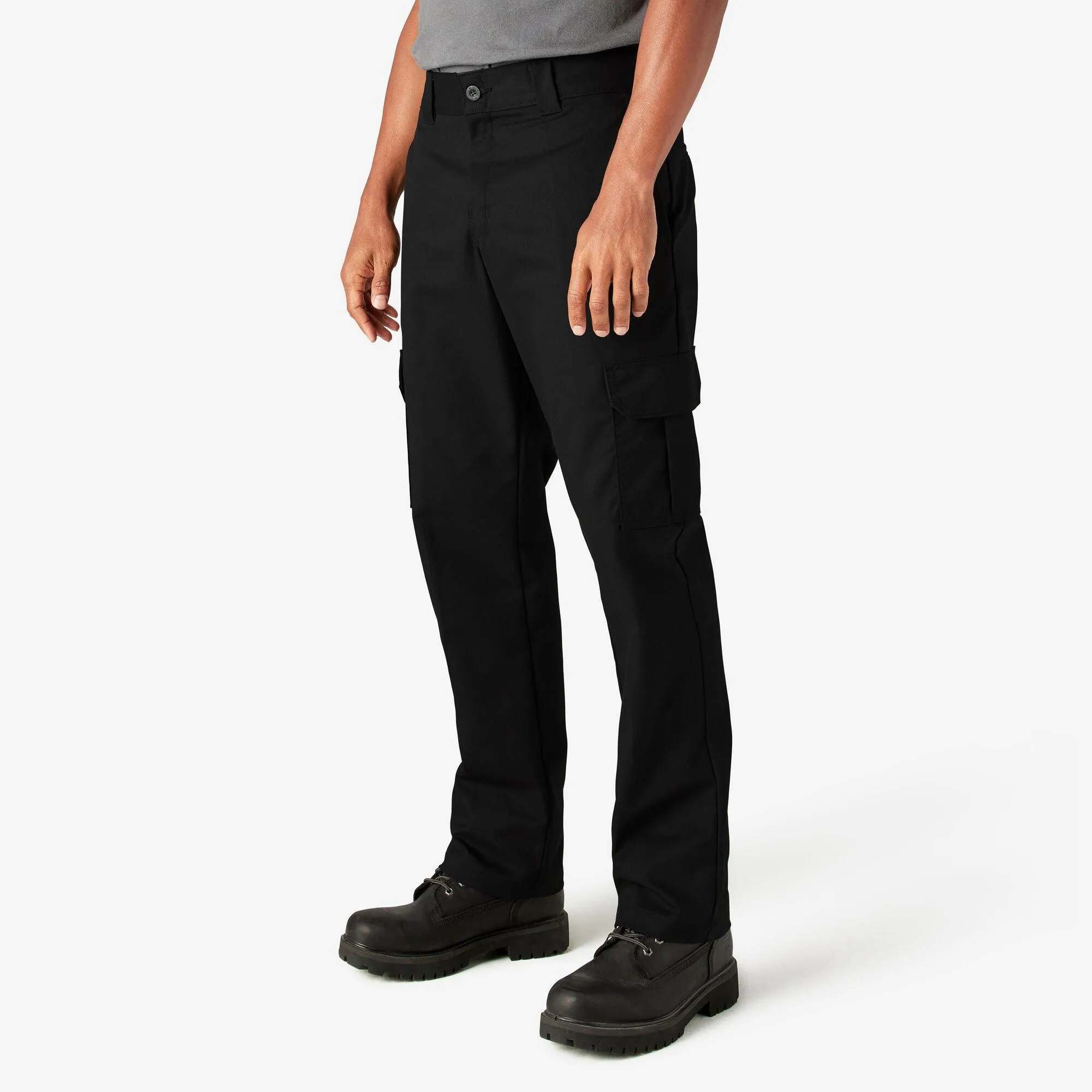 WP595 FLEX Regular Fit Cargo Pants - Black